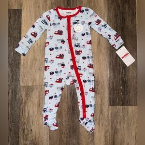 NWT Huggies Heart Truck Footie LOVE